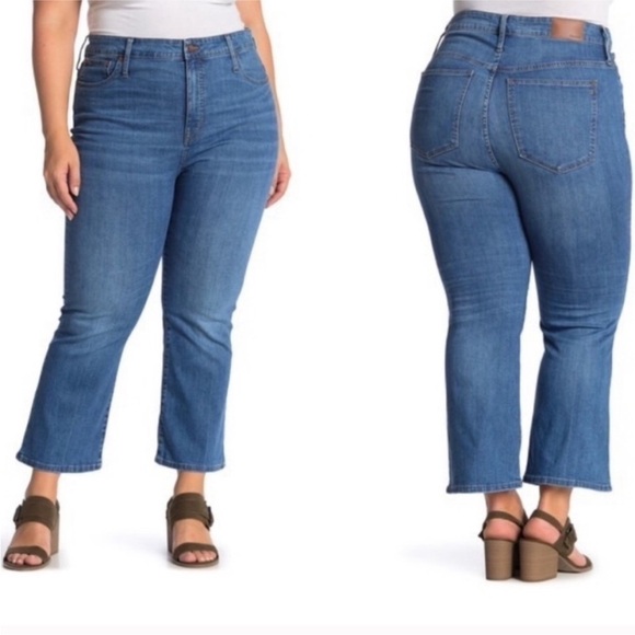 Madewell Cali Demi Boot Short Jeans Size 37 Tall - Picture 1 of 8